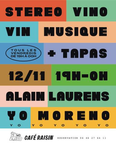 stereo vino cafe raisin gruissan plage chalets vins naturels event